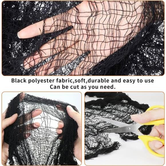 590" x 30" Halloween Creepy Cloth Spooky Halloween Decorations Indoor Outdoor - Picture 6 of 7